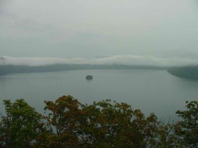 Mashu-ko, rarely a clear day at this unspoilt lake