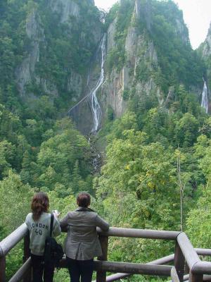 Sounkyo Valley waterfalls