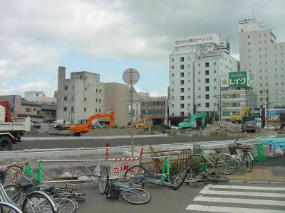 Hakodate Station, its a hole, but getting better