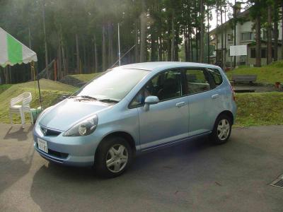 Honda FIT (my car in Tohoku)