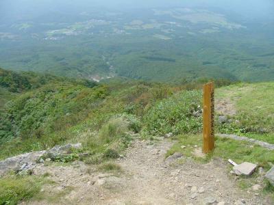 Iwaki-san walk to Dake Onsen