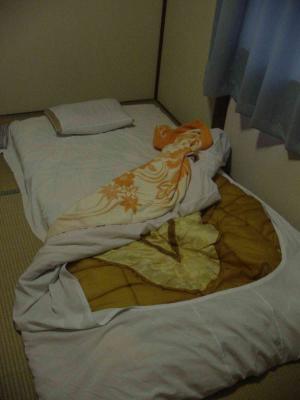 Kitayamazaki Minshuku, bedding, it was very warm