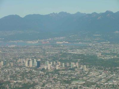 Vancouver from air