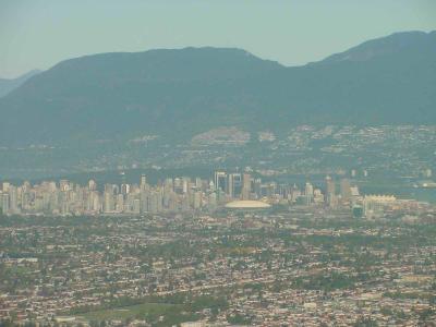 Vancouver from air