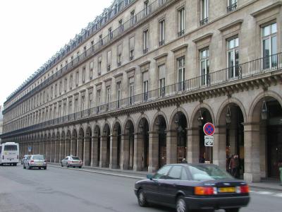 long repetitive building across from du louvre