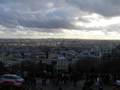 paris cityscape from sacre coeur-montmartre