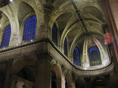 church-st sulpice windows and tall ceiling