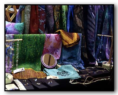 Silk Batiks and Jewelry