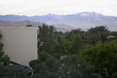 View from our balcony