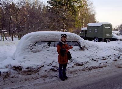 What can happen to your car, if you don't use it for several days in Moscow...