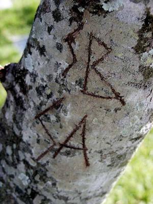 Our initials in Grandmas tree.jpg