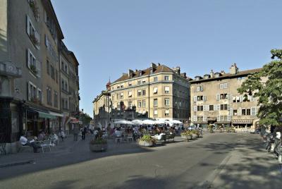 Place du Bourg-de-Four in Geneva old town