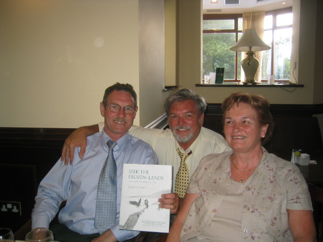 Getting my book from Rose & Donie
