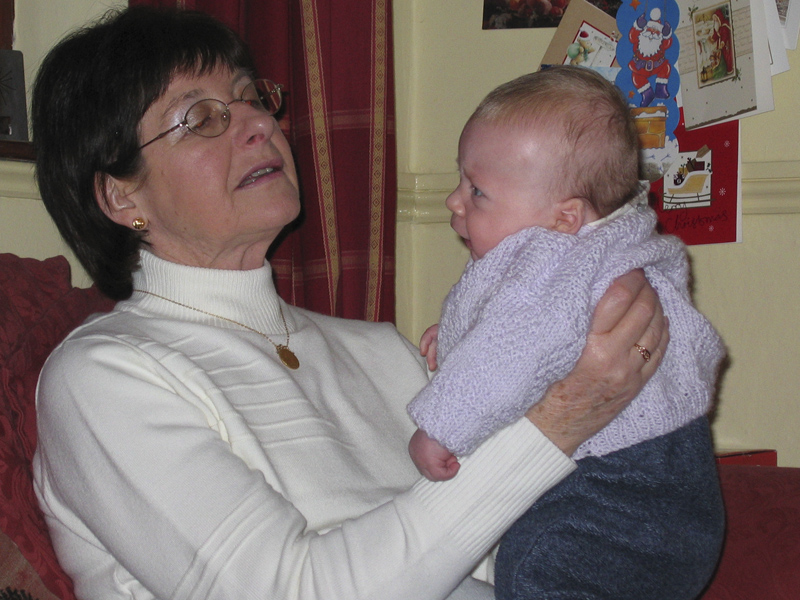 Harry with Great Aunt Jackie