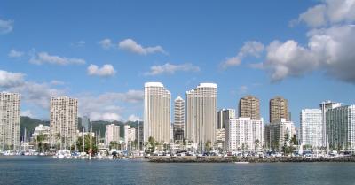 The west end of Waikiki
