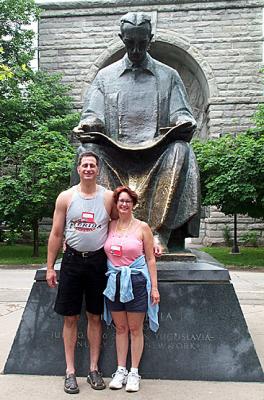 At Statue