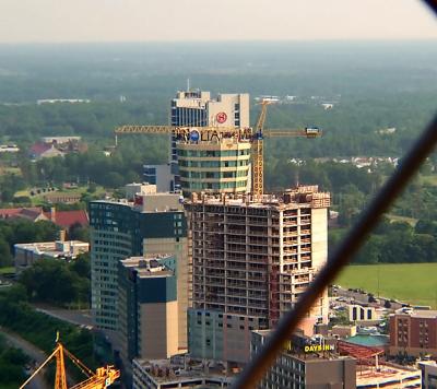 View of the Minolta Tower from the Tower