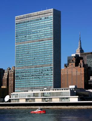 United Nations and FDNY Boat