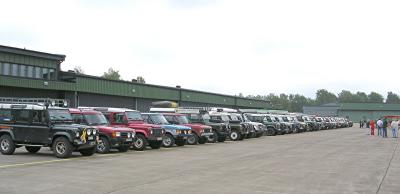 Line up of Sommer Mte 2004 at Lungbyhed Airport.