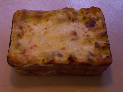Lasagna with Cheddar, Cheshire, Ricotta, & Mozzarella