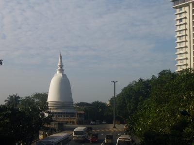 The big stupa at the roundabout