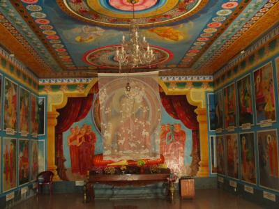 Walking home, some monks invited me to take pictures of this room