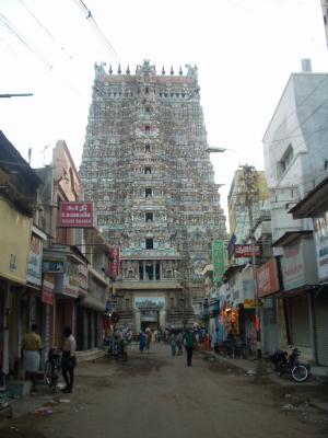 Side street leading to the temple