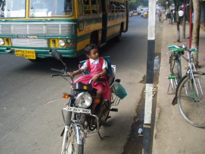 This girl was doing about 85km/h when she was pulled over