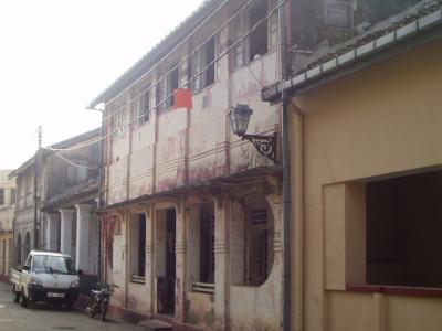 Old town - there were a lot of orange flags and someone told me this was because an important monk had recently died