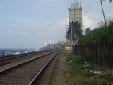 If you dont feel like dealing with the crowds on Galle Street, this rail line runs parallel