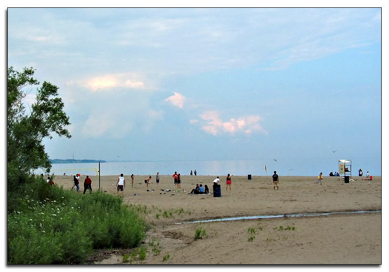 Pleasant day at the beach