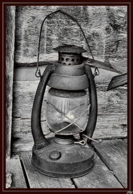 Ye Ole Log Cabin Lantern           by NC