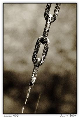 Rusty chain and water*by Arn