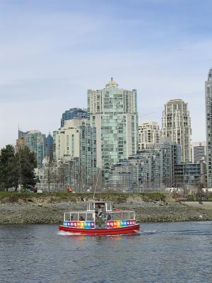 View of downtown Vancouver from False Creek