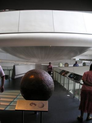 Moon display at the American Museum of Natural History