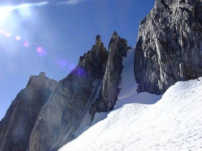 Climbing North Peak