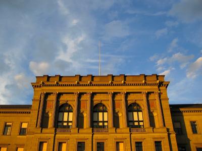 Zurich, ETH main building, city front