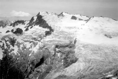The texture of the Glacier