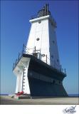 Light House on Lake Michigan in Ludington, Michigan