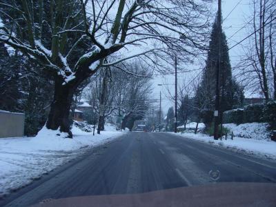 Through the windshield