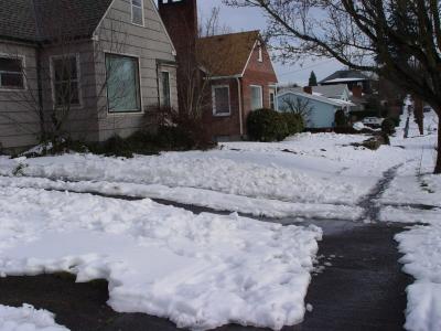 City code says you have to clear your sidewalk