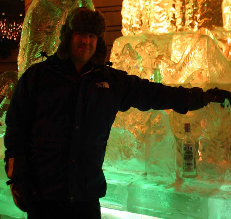 whats that hiding in the ice sculpture