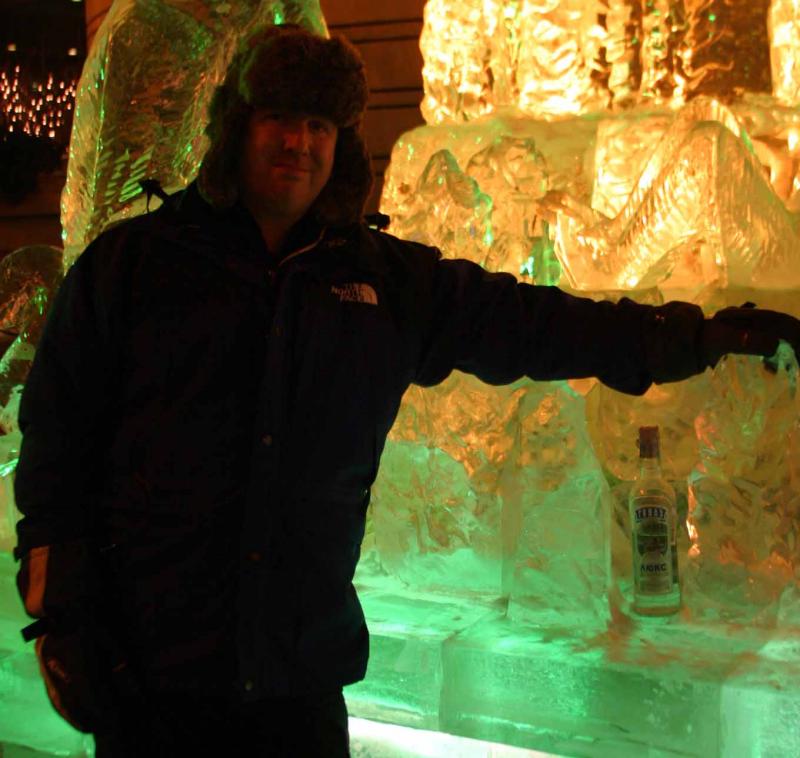 whats that hiding in the ice sculpture