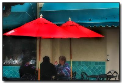 Red Umbrellas