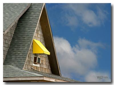 Beach House Roof, Blue Sky