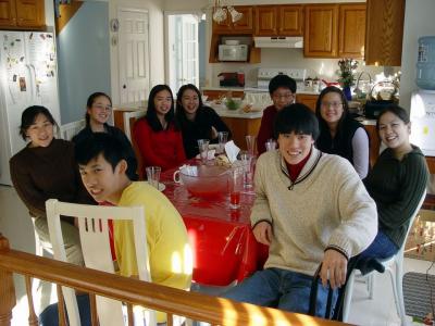 Michael (front), Maya, Sephora, Heather, Bernie, Chris, Jar-yee, Catherine, and Matthew.