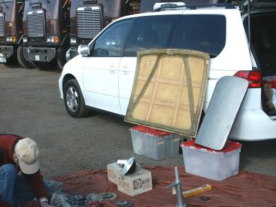 914-6 GT Rear Deck Lid For Sale at Dunkels Swap Meet (February 1, 2004)