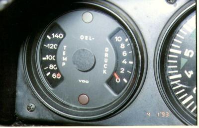 #40 Sonauto 914-6 GT - VDO Oil Combo Gauge, OEM