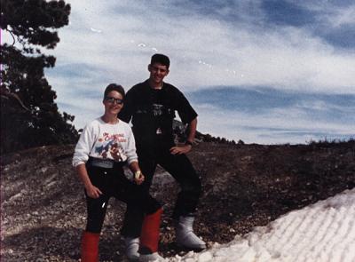 Cyril & Lars at Big Bear Mnt. 1988