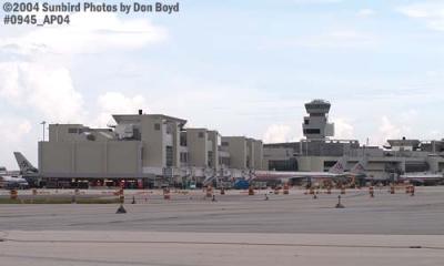 2004 - The new west end of Concourse D to be used by American Airlines aviation airport stock photo #0945